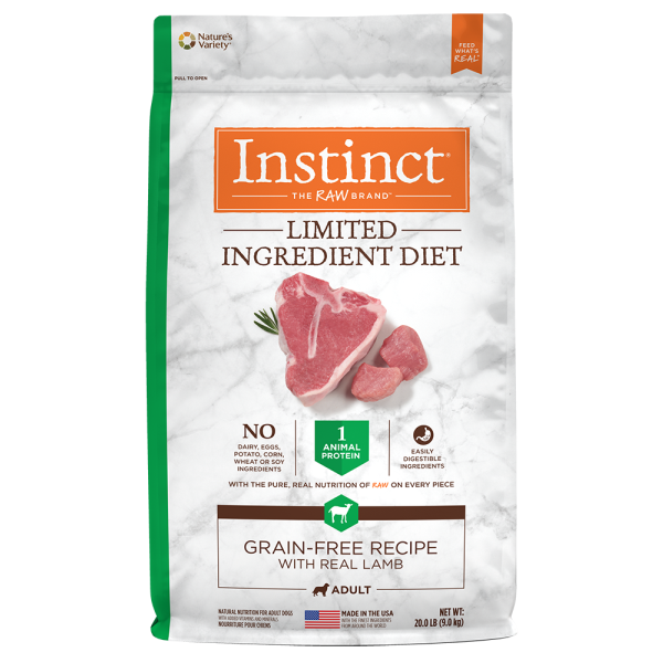 Instinct Dog Limited Ingredient Diet GF Lamb 20lb