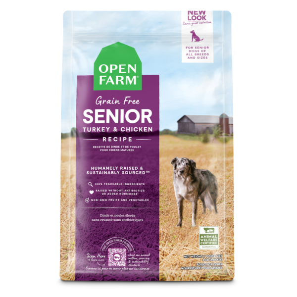 Open farm senior dog sale food