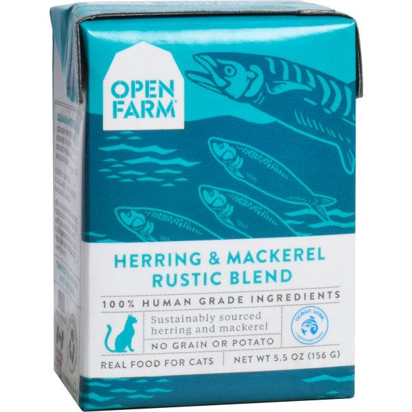 Open Farm Cat Stews Herring & Mackerel Rustic Blend 5.5oz