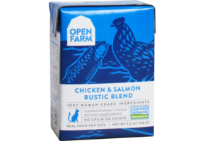 Open Farm Cat Stews Chicken & Salmon Rustic Blend 5.5oz