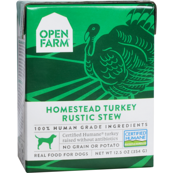 Open Farm Dog Homestead Turkey Rustic Stew 12.5oz