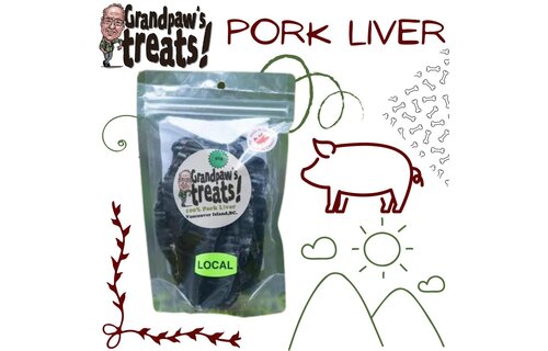 Grandpaw's Treats Pork Liver 85g