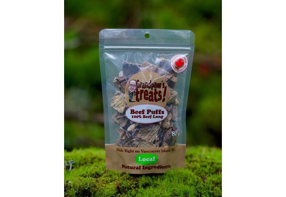 Grandpaw's Treats Beef Puffs 80g