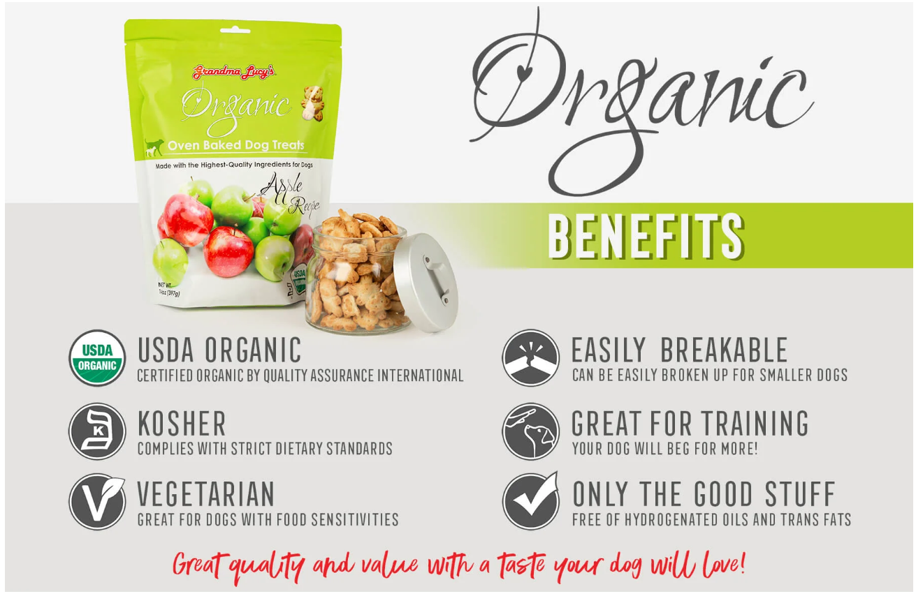 Grandma Lucy’s Organic Apple Treats 397g