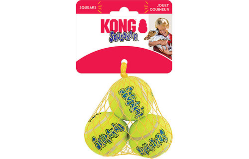 Kong AirDog Squeaker Tennis Ball Small 3pk