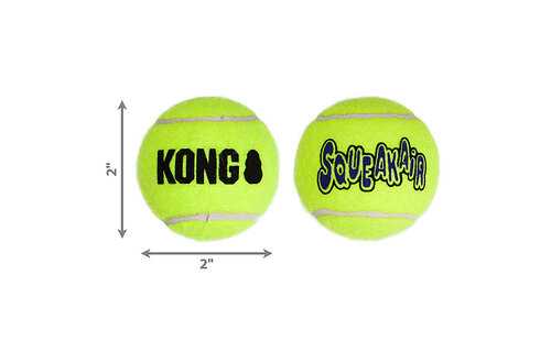 Kong AirDog Squeaker Tennis Ball Small 3pk