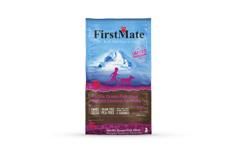 First Mate Dog LID GF Ocean Fish Weight Control 25lb