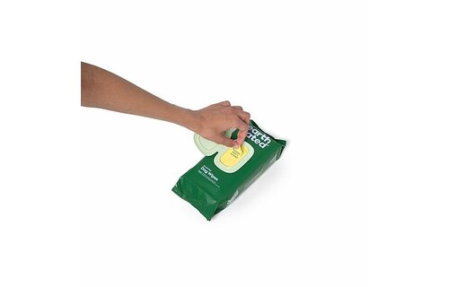 Earth Rated Compostable Pet Wipes Lavender 8x8'' 100PK