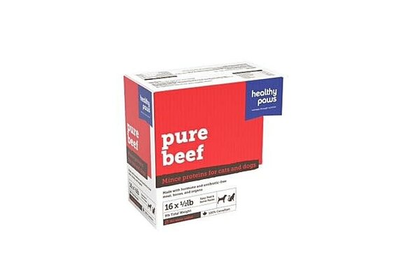 Healthy Paws Mince Patties Beef & Organ 8lb