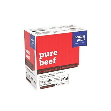 Healthy Paws Mince Patties Beef & Organ 8lb