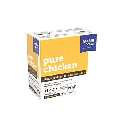 Healthy Paws Mince Patties Chicken & Organ 8lb