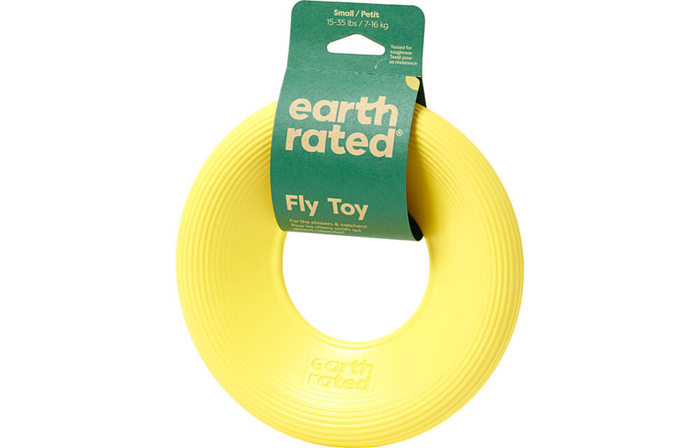 Earth Rated Flyer Toy Yellow Small