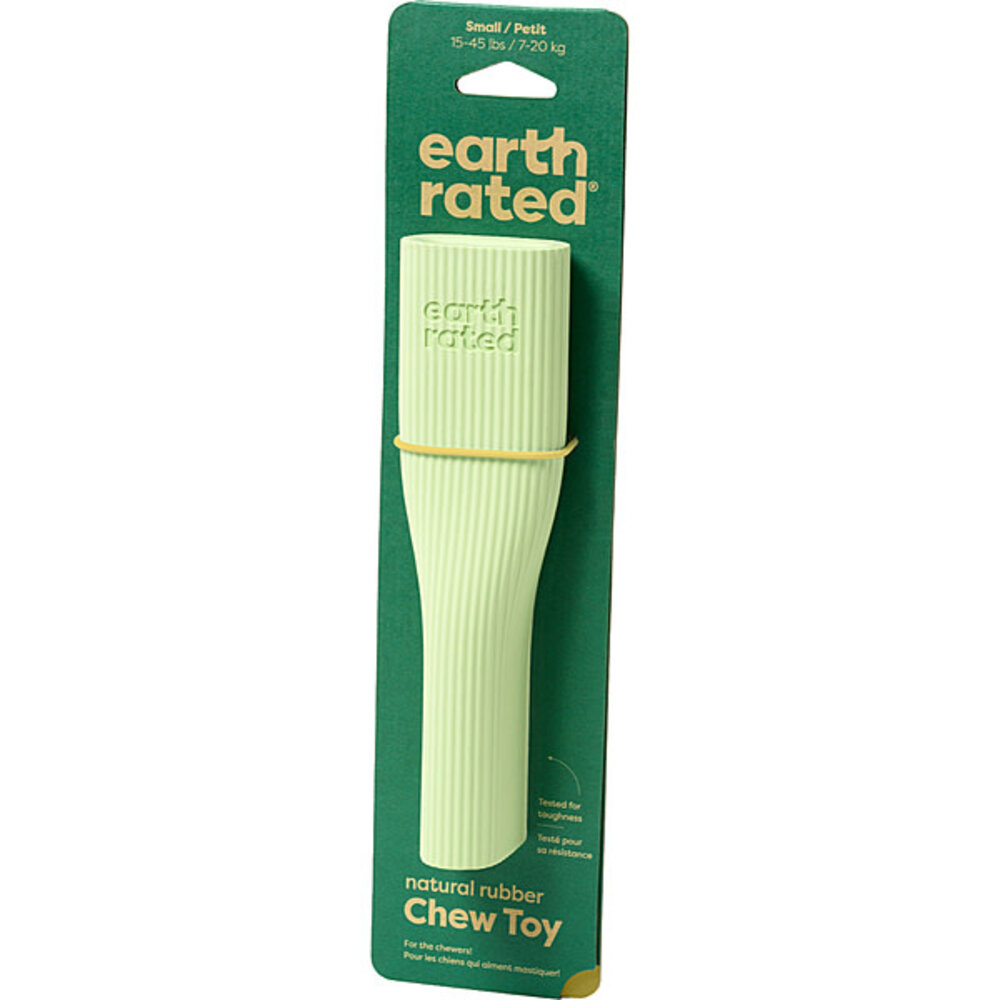 Earth Rated Dog Treat Toy Green Rubber Small