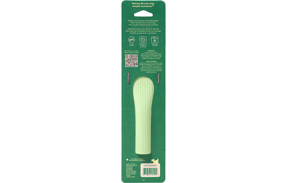 Earth Rated Rubber Chew Toy Green Small