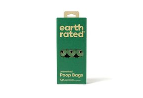 Earth Rated Bio Poop Bags Unscented 315pk Rolls
