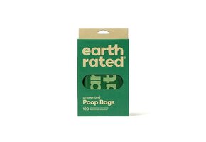 Earth Rated Bio Poop Bags Unscented with Handle 120pk