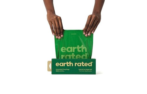 Earth Rated Bio Poop Bags Unscented 300pk Roll