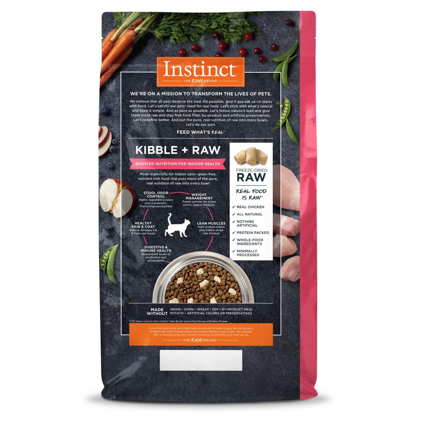 Instinct Cat Raw Boost Chicken Indoor Health 5lb