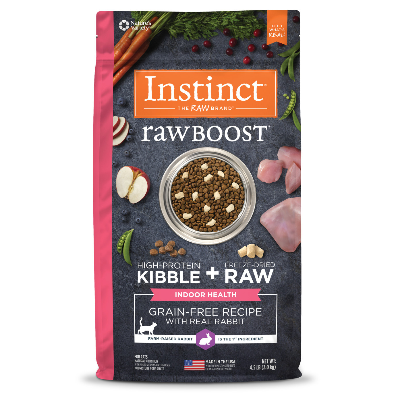 Instinct Cat RBK Rabbit Indoor Health 4.5lb Woofy s by Paw Street Market