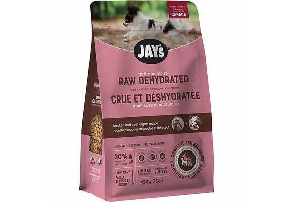 Jay’s Raw Dehydrated Chicken & Beef Organ 454GM