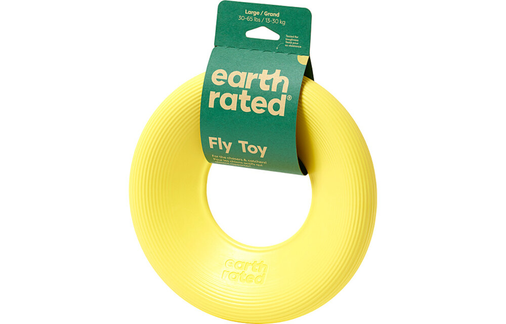 Earth Rated Flyer Toy Yellow Large