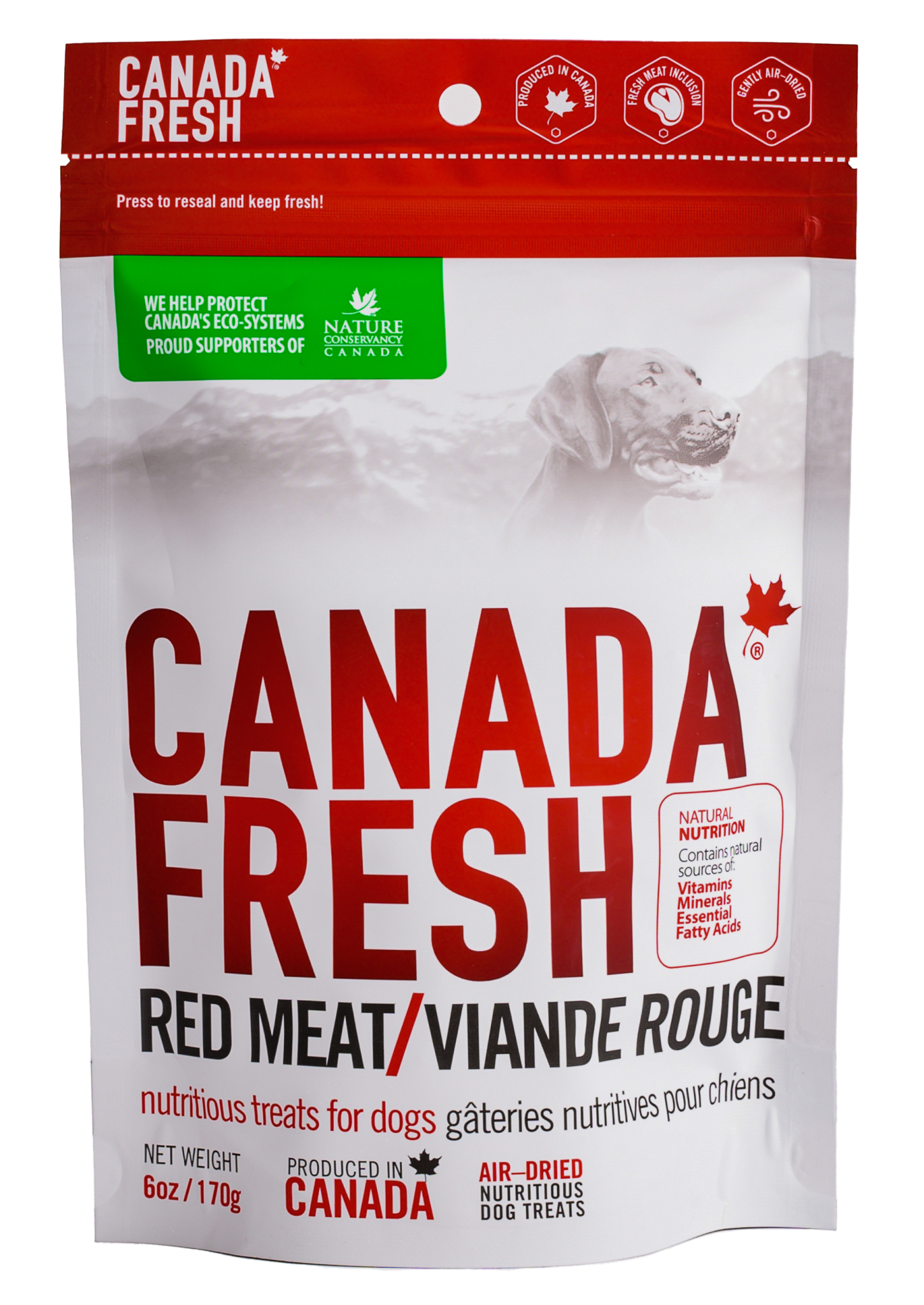 Canada Fresh Dog Treats Red Meat 170g