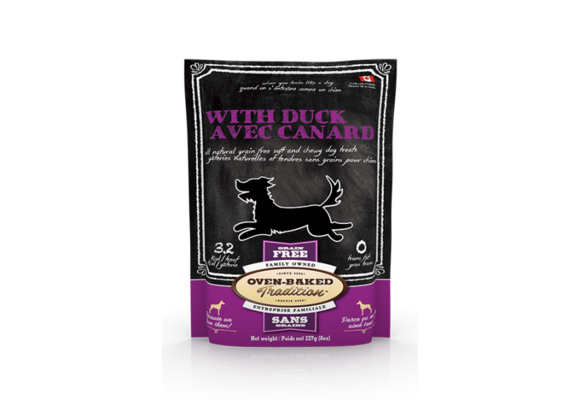 Oven-Baked Tradition Dog Treat GF Duck 8oz