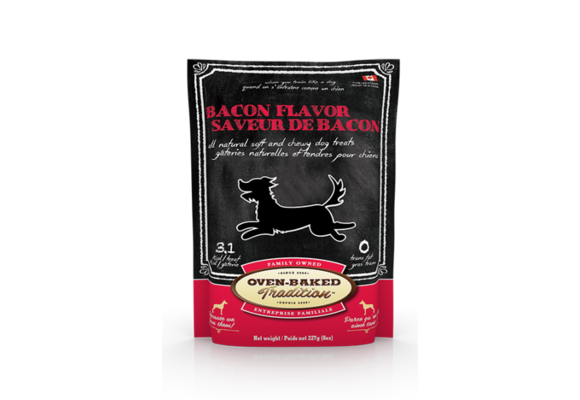 Oven-Baked Tradition Dog Treat Bacon 8oz