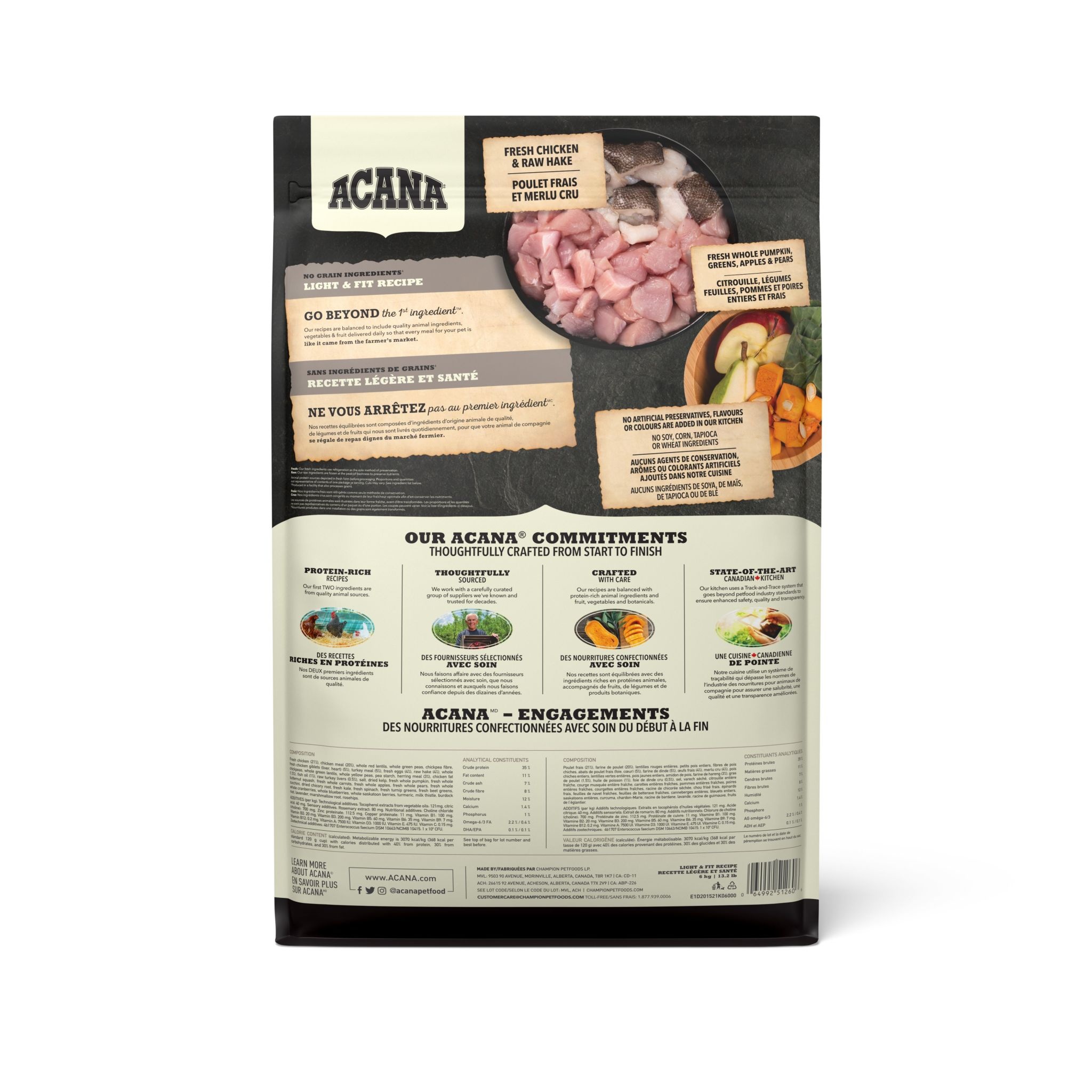 Acana Light & Fit Dog 6kg