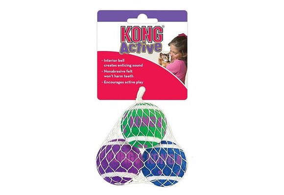 Kong Active Tennis  Balls with Bells