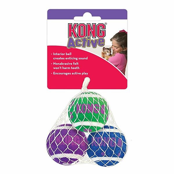 Kong Active Tennis Balls with Bells