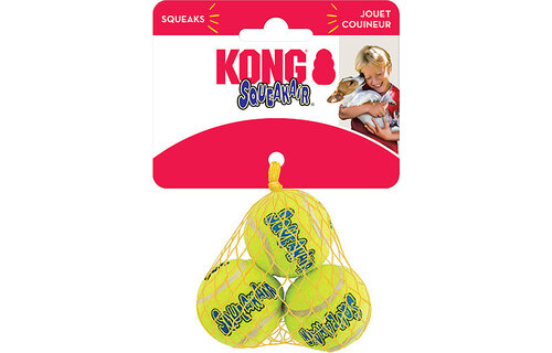 Kong AirDog Squeaker Tennis XSmall 3pk