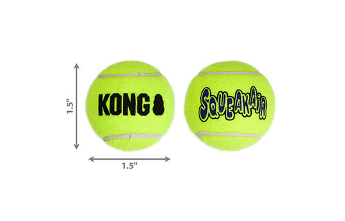 Kong AirDog Squeaker Tennis XSmall 3pk