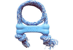 Kong Puppy Goodie Bone w/Rope XSmall