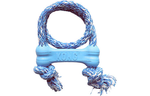 Kong Puppy Goodie Bone w/Rope XSmall