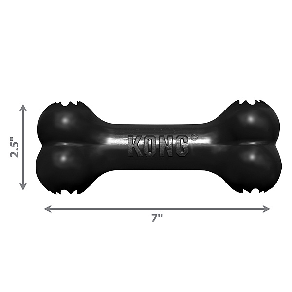 Kong Goodie Bone Extreme Medium Black