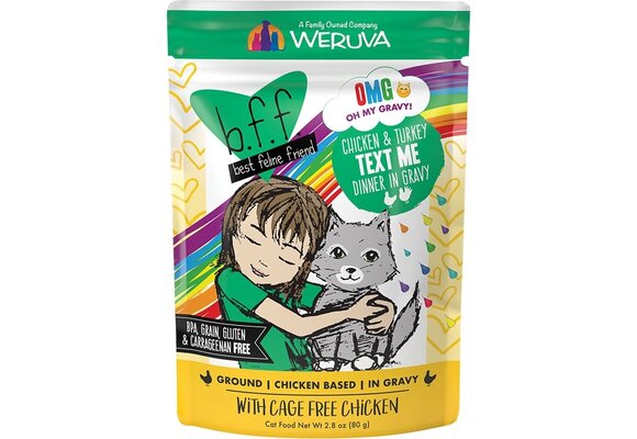 BFF OMG Chicken & Turkey Text Me 2.8oz Pouch