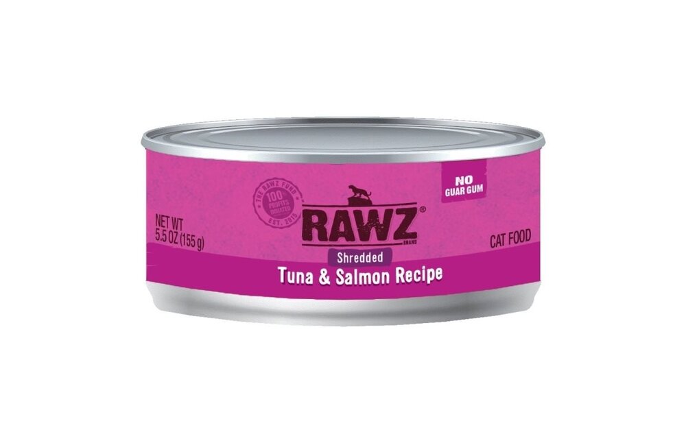 RAWZ Shredded Tuna & Salmon 156g Cat