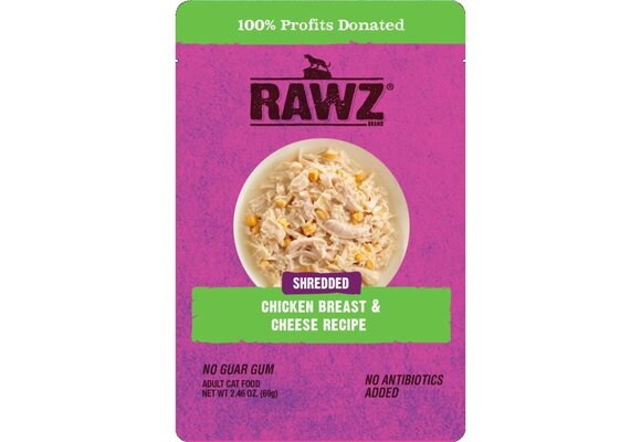 RAWZ Shredded Chicken Breast & Cheese 69g Pouch