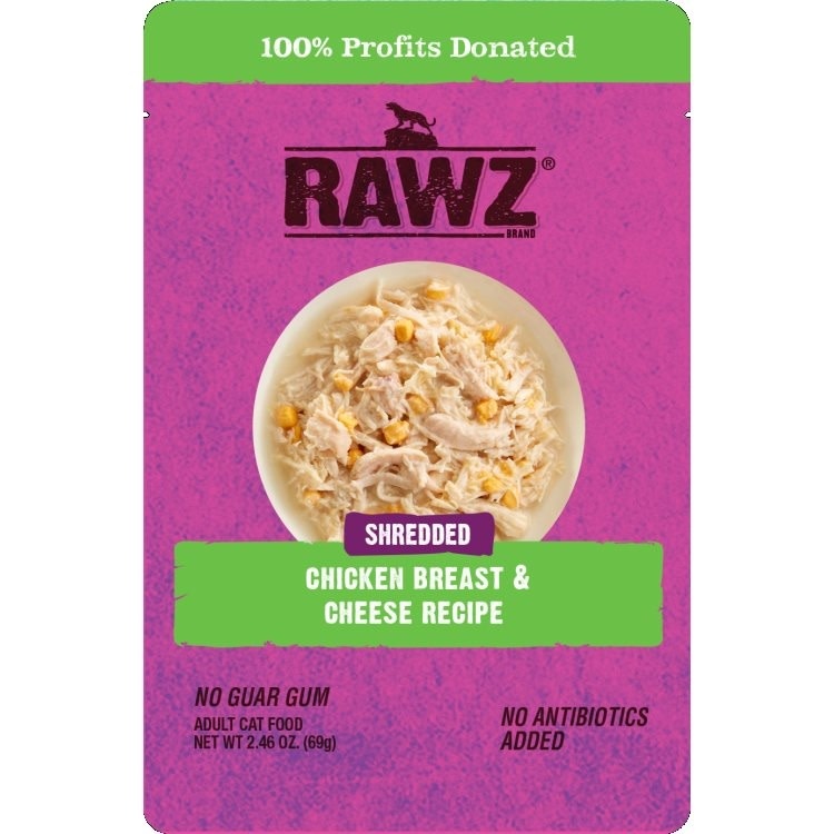 RAWZ Shredded Chicken Breast & Cheese 69g Pouch