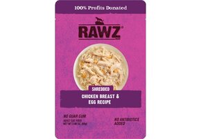 RAWZ Shredded Chicken & Egg 69g Cat