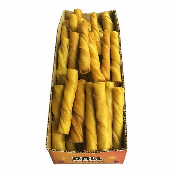 Rollover Porkhide Twists Medium