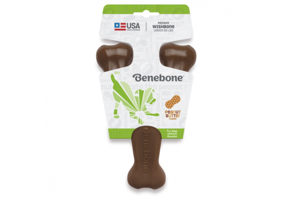 Benebone Wishbone Peanut Butter Medium