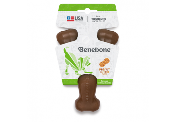 Benebone Wishbone Peanut Butter Small