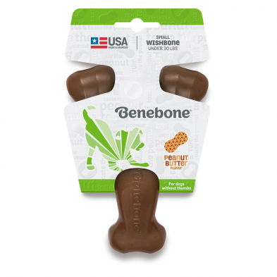 Benebone Wishbone Peanut Butter Small