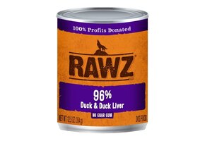RAWZ 96% Duck & Duck Liver 354g Dog