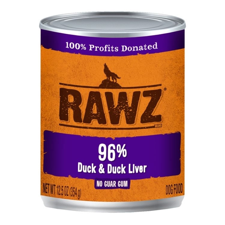 RAWZ 96% Duck & Duck Liver 354g Dog