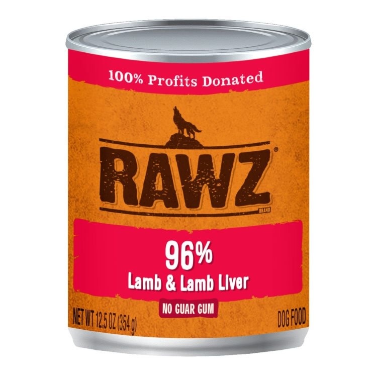 RAWZ 96% Lamb & Lamb Liver 354g Dog