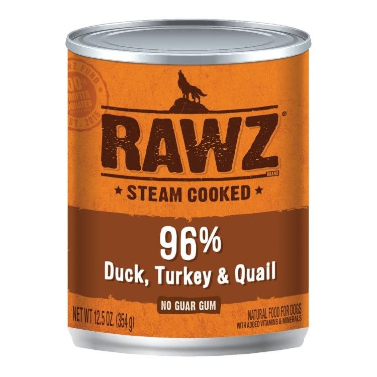 RAWZ 96% Duck, Turkey & Quail 354g Dog