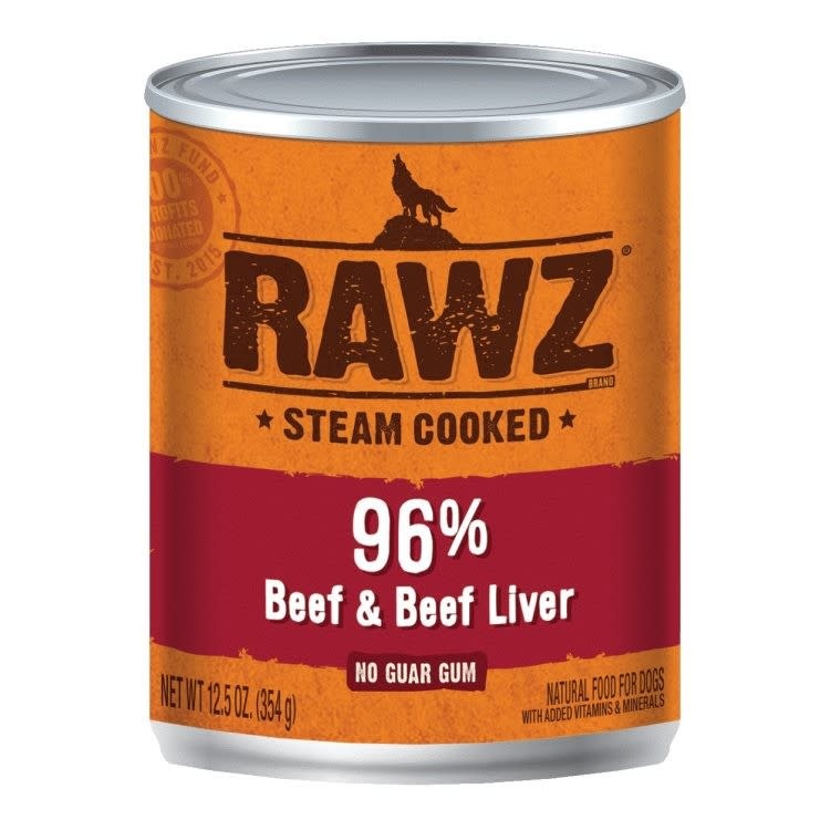 RAWZ 96% Beef & Beef Liver 354g